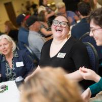 Laughter at PSS luncheon